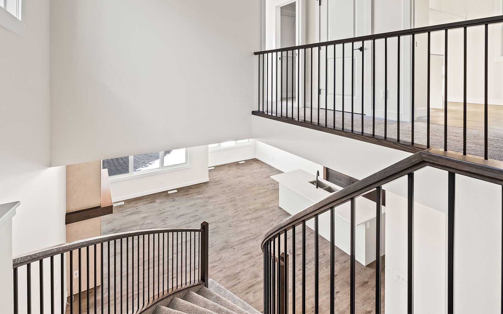 A photo of a quick possession home by Brookfield Residential, located at 167 Lucas Gardens NW in Livingston, Calgary, Alberta.