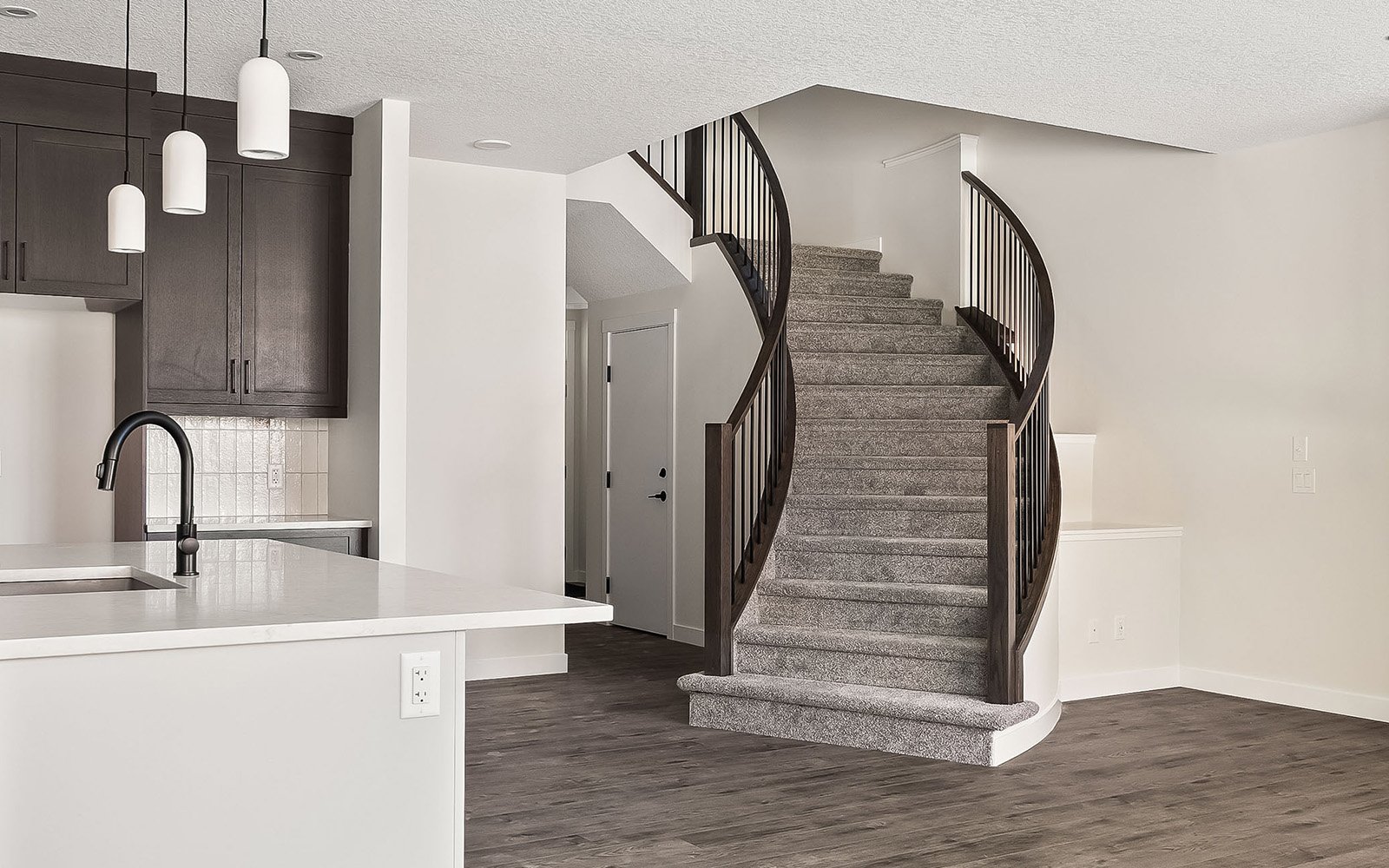 A photo of a quick possession home by Brookfield Residential, located at 167 Lucas Gardens NW in Livingston, Calgary, Alberta.