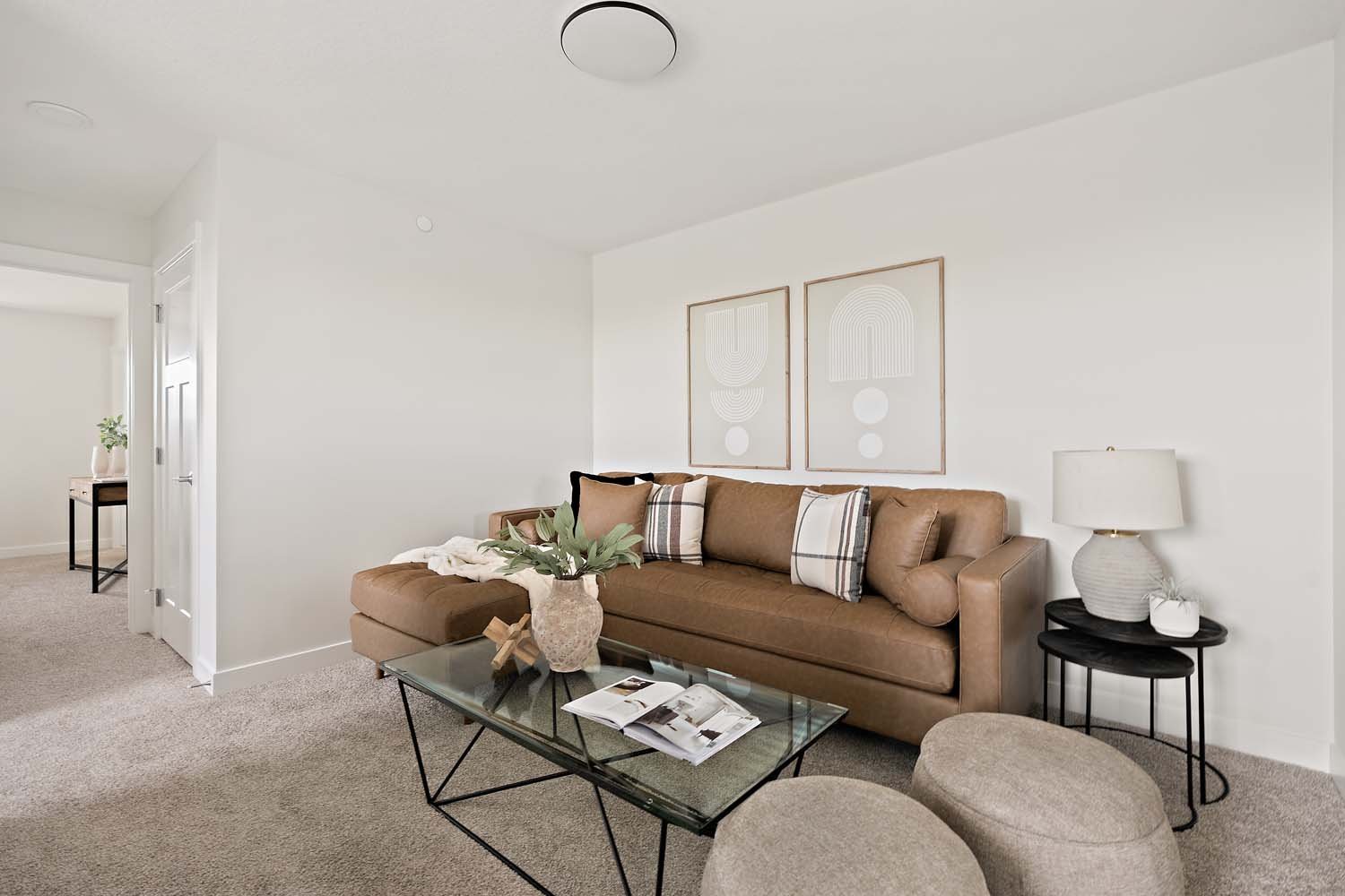 A photo of a quick possession home by Brookfield Residential, located at 19 Herron Walk NE in Livingston, Calgary, Alberta.