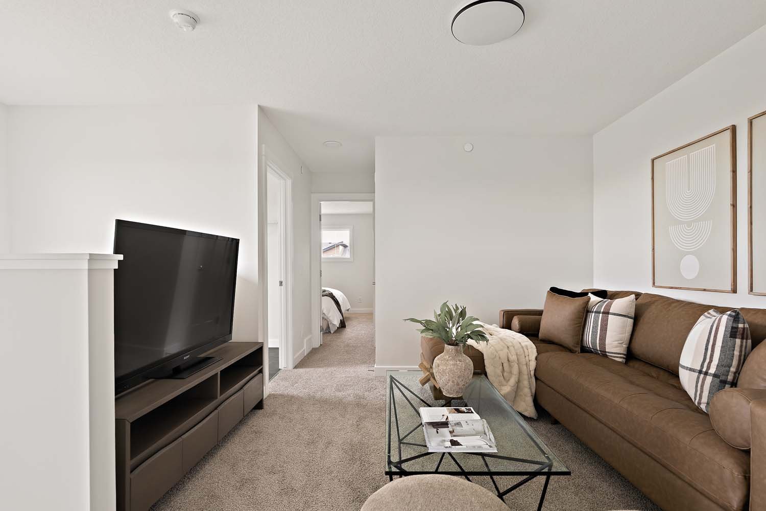 A photo of a quick possession home by Brookfield Residential, located at 19 Herron Walk NE in Livingston, Calgary, Alberta.