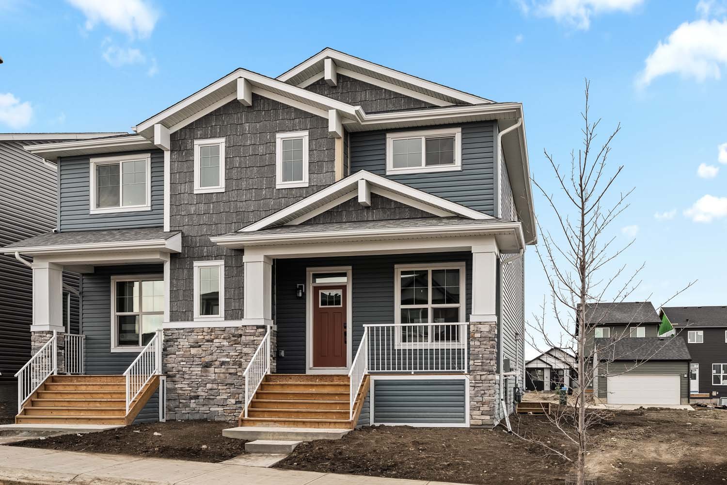 A photo of a quick possession home by Brookfield Residential, located at 19 Herron Walk NE in Livingston, Calgary, Alberta.