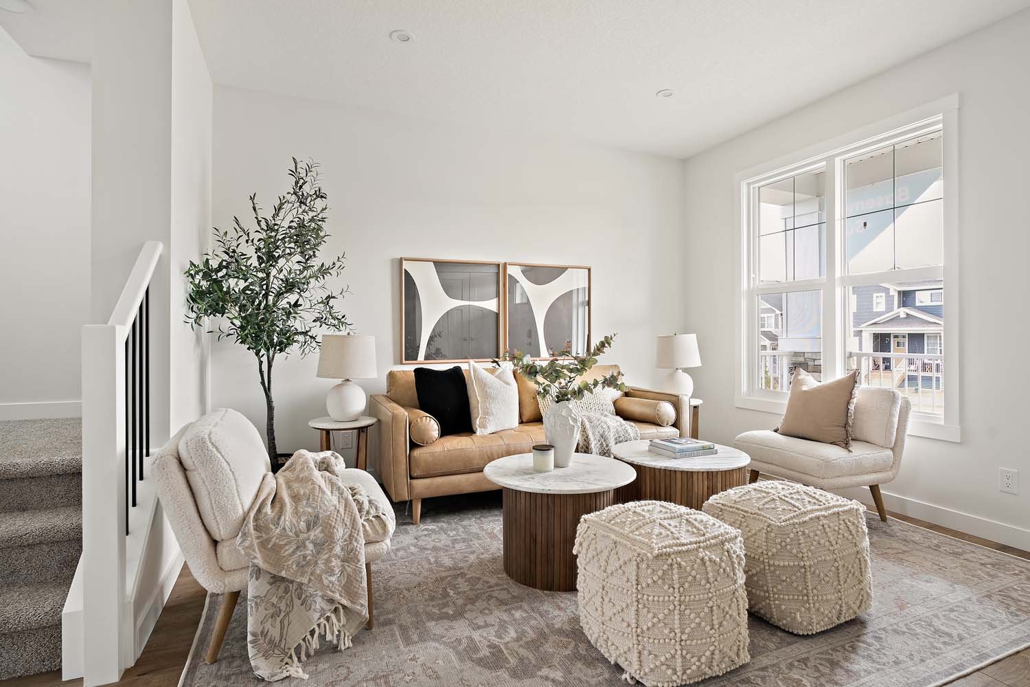 A photo of a quick possession home by Brookfield Residential, located at 19 Herron Walk NE in Livingston, Calgary, Alberta.