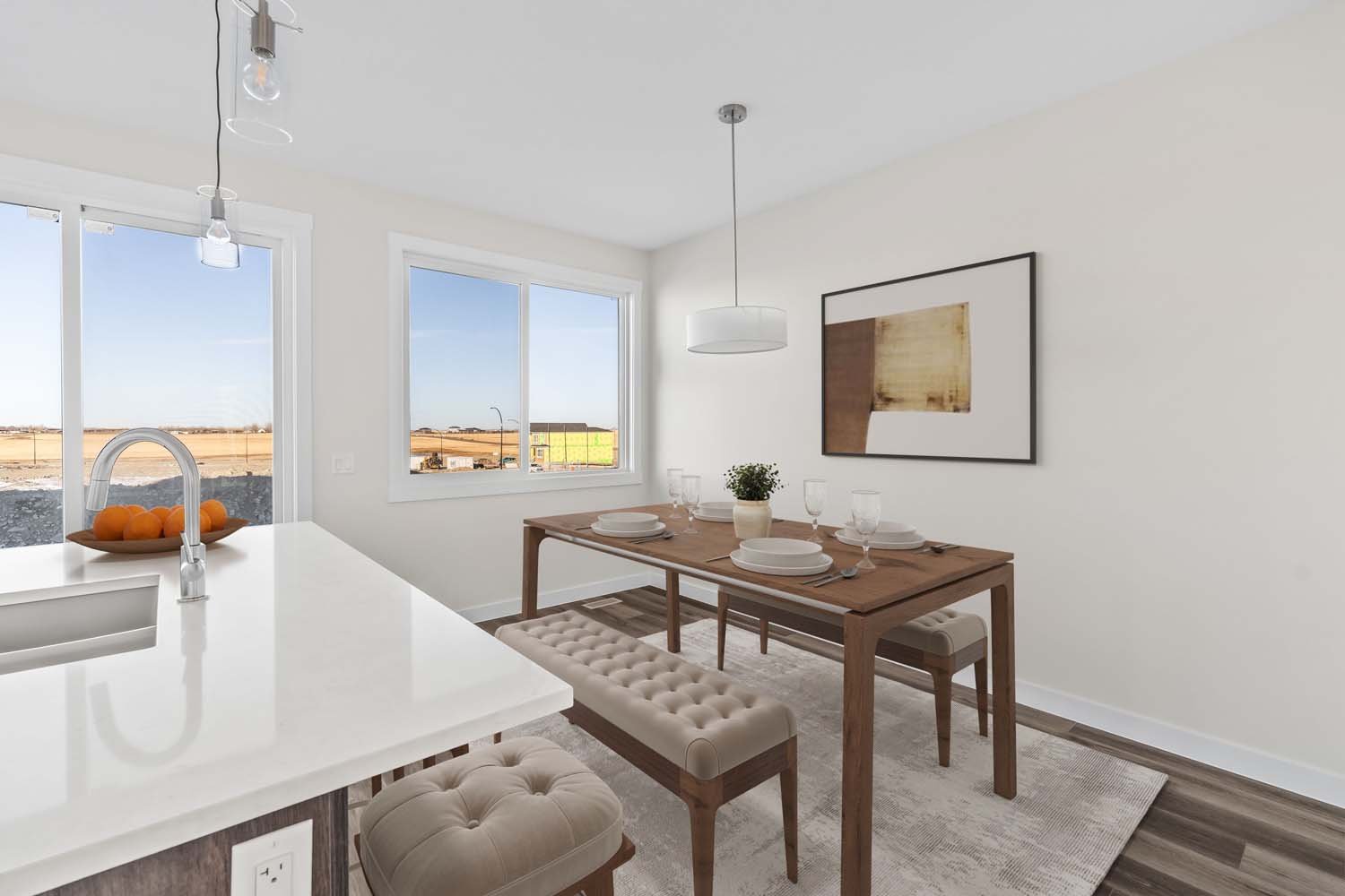 A photo of a quick possession home by Brookfield Residential located at 272 Livingston Boulevard NW in Livingston, Calgary, Alberta.