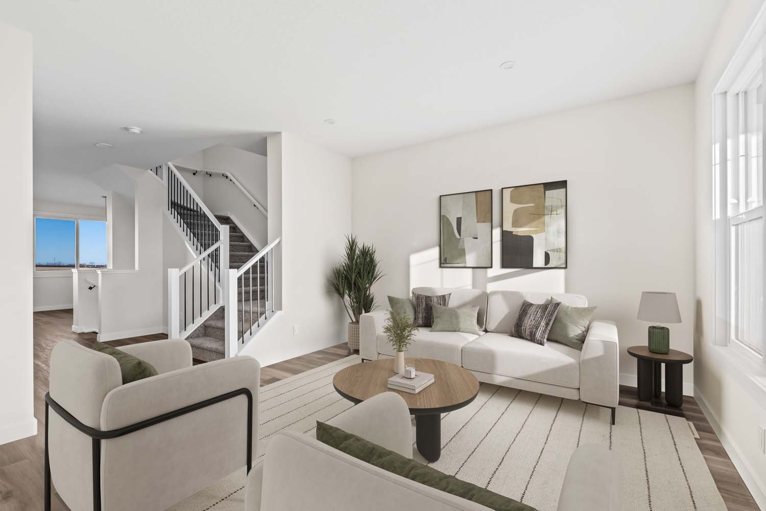 A photo of a quick possession home by Brookfield Residential located at 272 Livingston Boulevard NW in Livingston, Calgary, Alberta.