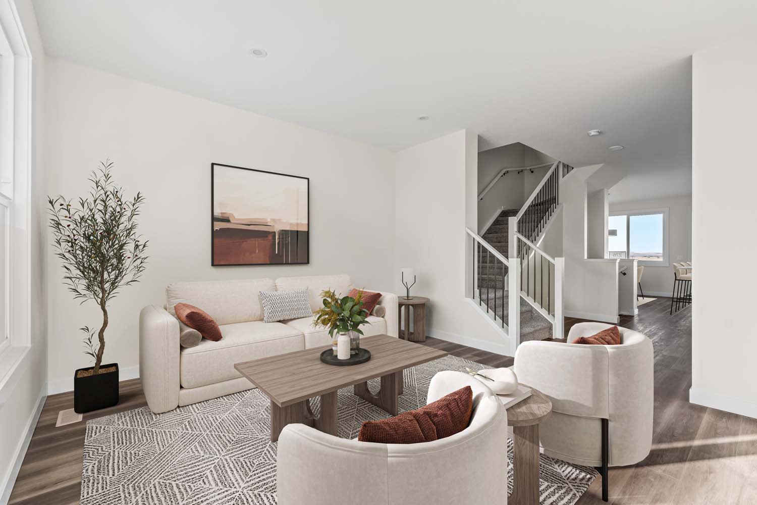 A photo of a quick possession home by Brookfield Residential located at 276 Livingston Boulevard NW in Livingston, Calgary, Alberta.