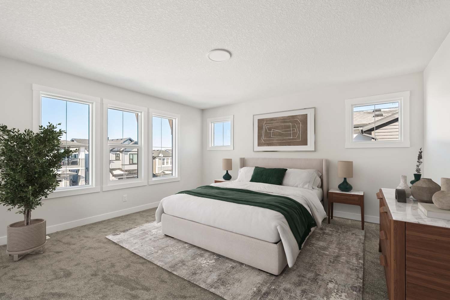 A photo of a quick possession home by Brookfield Residential, located at 34 Calhoun Hill NE in Livingston, Calgary, Alberta.