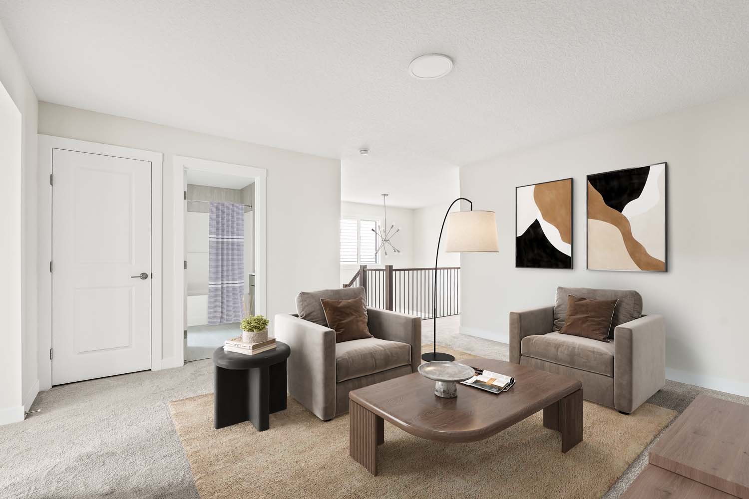 A photo of a quick possession home by Brookfield Residential, located at 506 Lucas Way NW in Livingston, Calgary, Alberta.