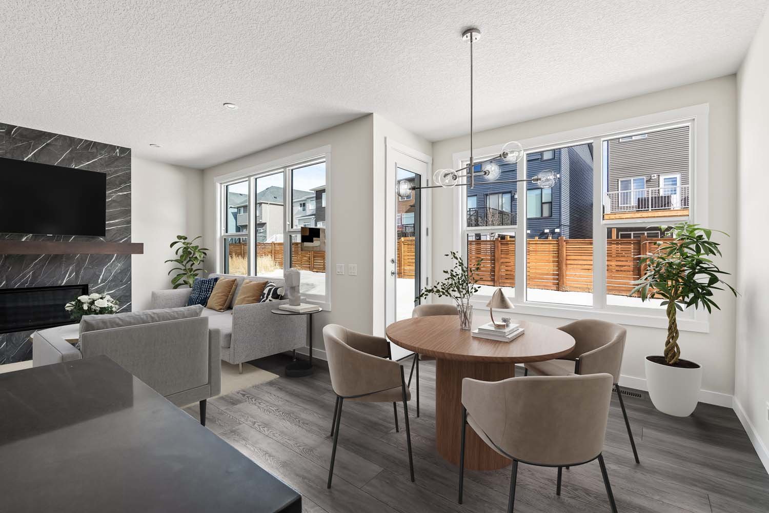 A photo of a quick possession home by Brookfield Residential, located at 506 Lucas Way NW in Livingston, Calgary, Alberta.