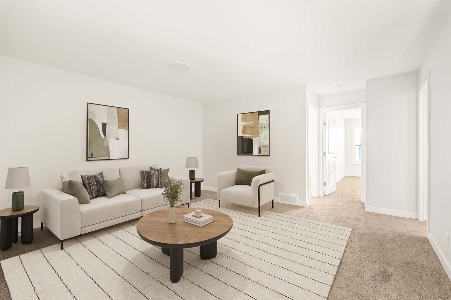 A photo of a quick possession home by Brookfield Residential, located at 819 Livingston View NE in Livingston, Calgary, Alberta.