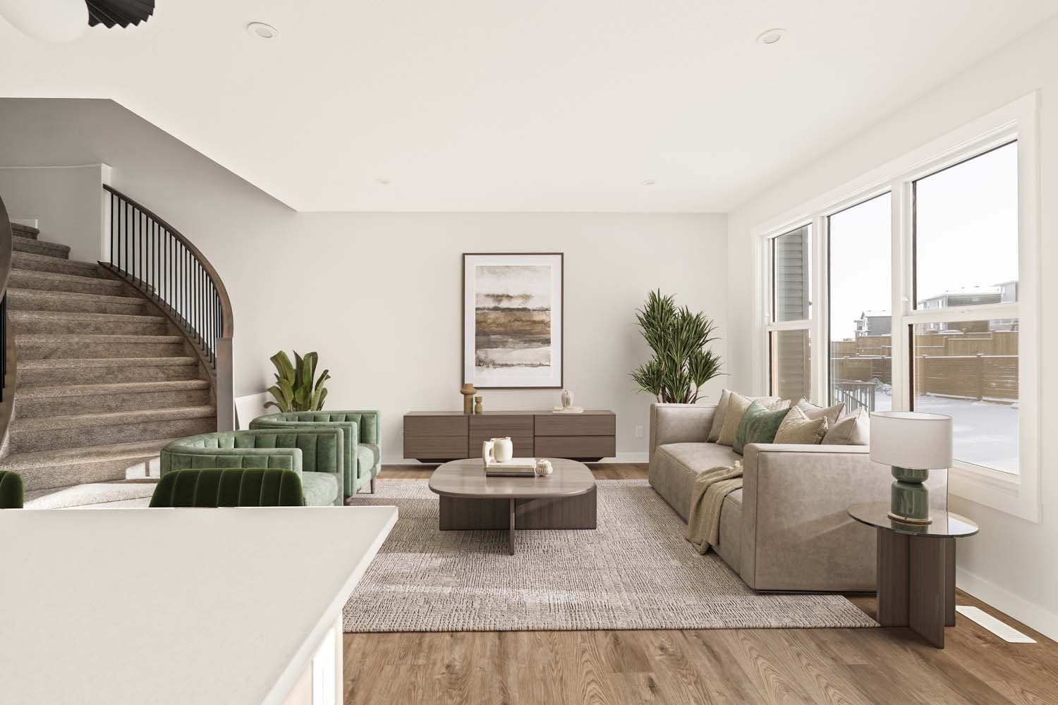 A photo of a quick possession home by Brookfield Residential, located at 819 Livingston View NE in Livingston, Calgary, Alberta.