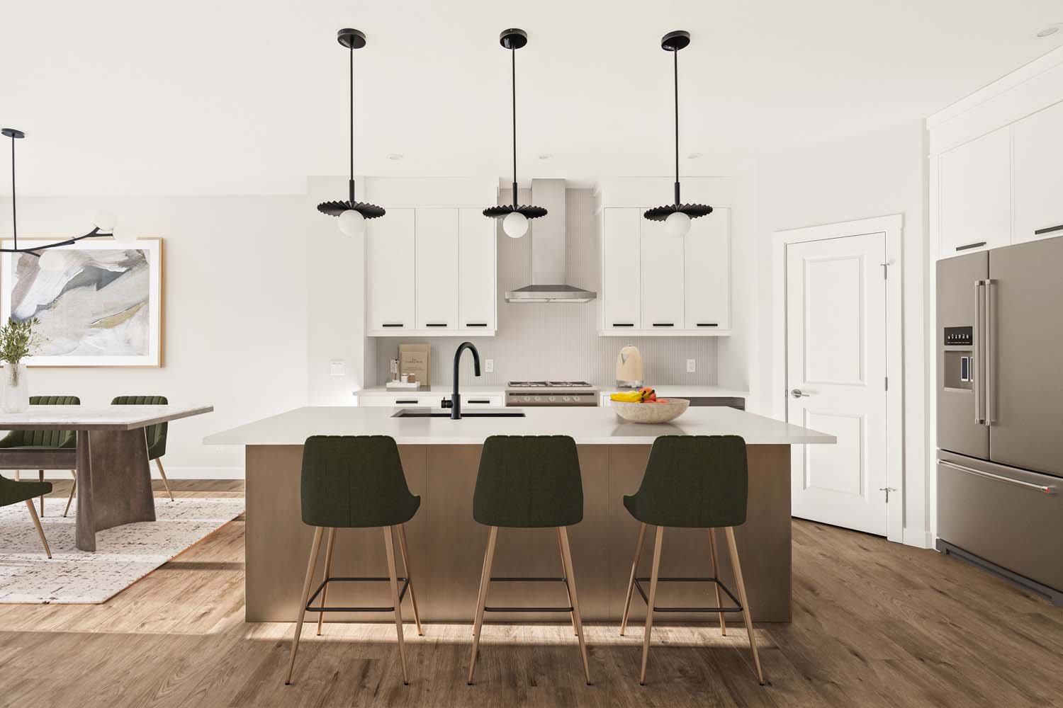 A photo of a quick possession home by Brookfield Residential, located at 819 Livingston View NE in Livingston, Calgary, Alberta.