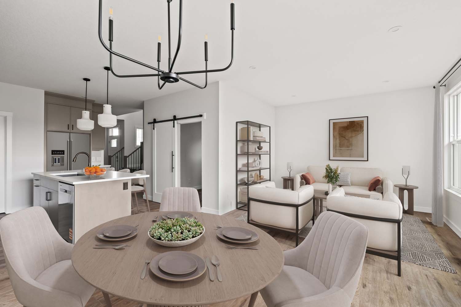 A photo of a quick possession home by Brookfield Residential located at 87 Lucas Passage NW in Livingston, Calgary, Alberta.