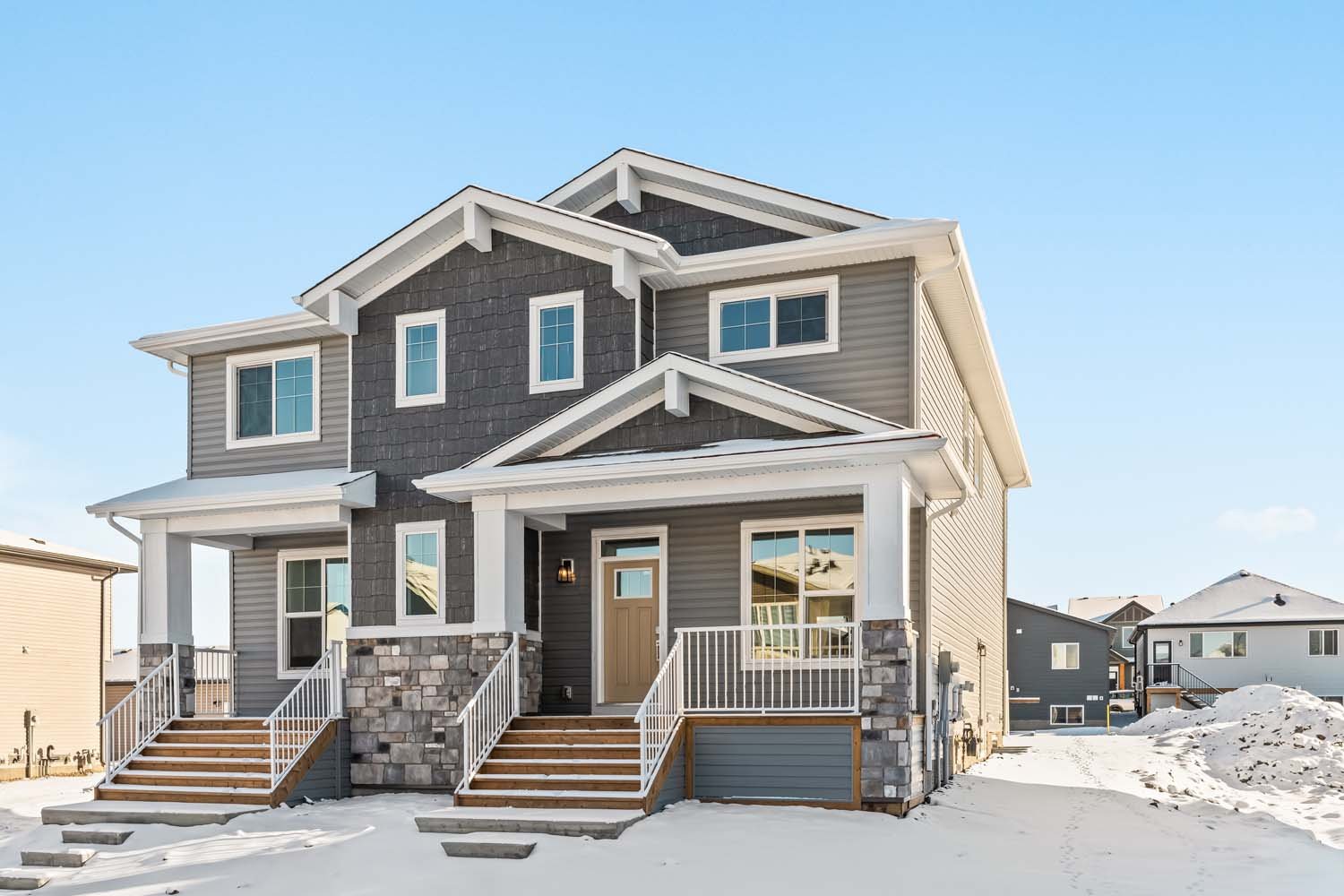 A photo of a quick possession home by Brookfield Residential, located at 885 Livingston View NE in Livingston, Calgary, Alberta.