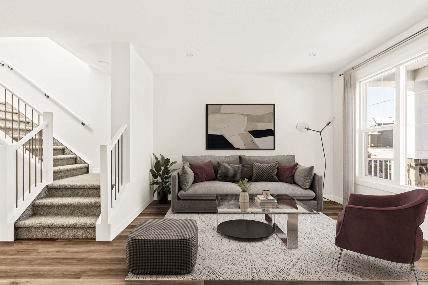 A photo of a quick possession home by Brookfield Residential, located at 885 Livingston View NE in Livingston, Calgary, Alberta.