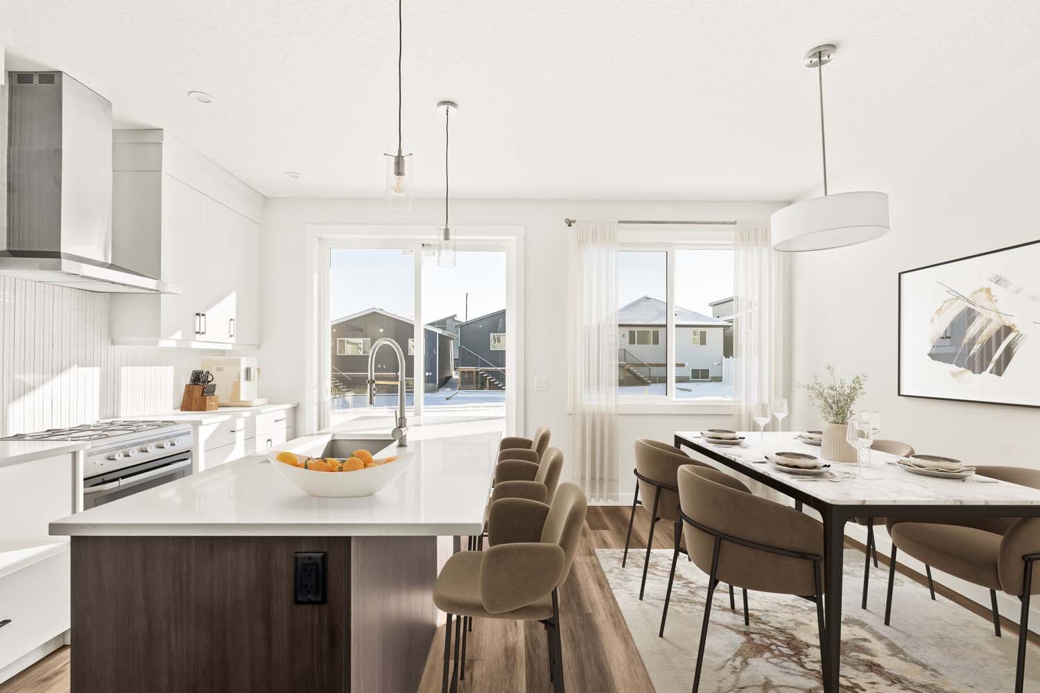 A photo of a quick possession home by Brookfield Residential, located at 885 Livingston View NE in Livingston, Calgary, Alberta.