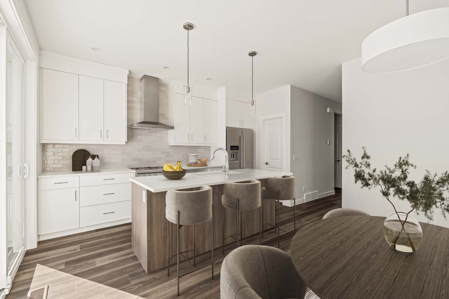 A photo of a quick possession home by Brookfield Residential, located at 889 Livingston View NE in Livingston, Calgary, Alberta.