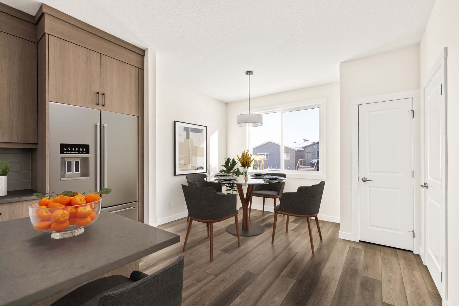 A photo of a quick possession home by Brookfield Residential, located at 953 Livingston View NE in Livingston, Calgary, Alberta.