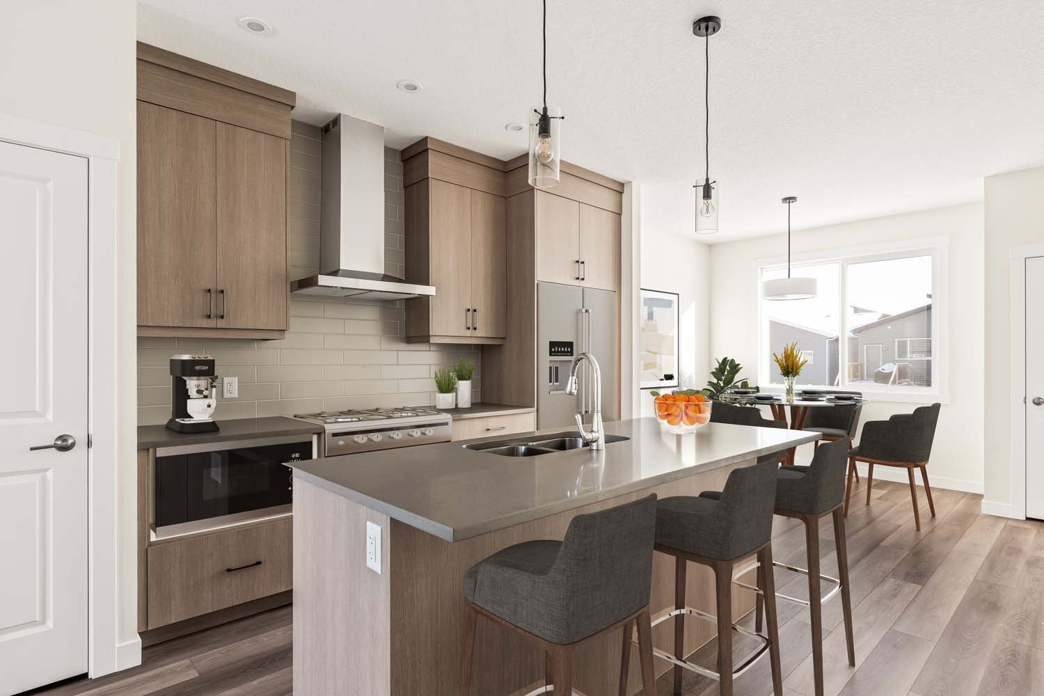 A photo of a quick possession home by Brookfield Residential, located at 953 Livingston View NE in Livingston, Calgary, Alberta.