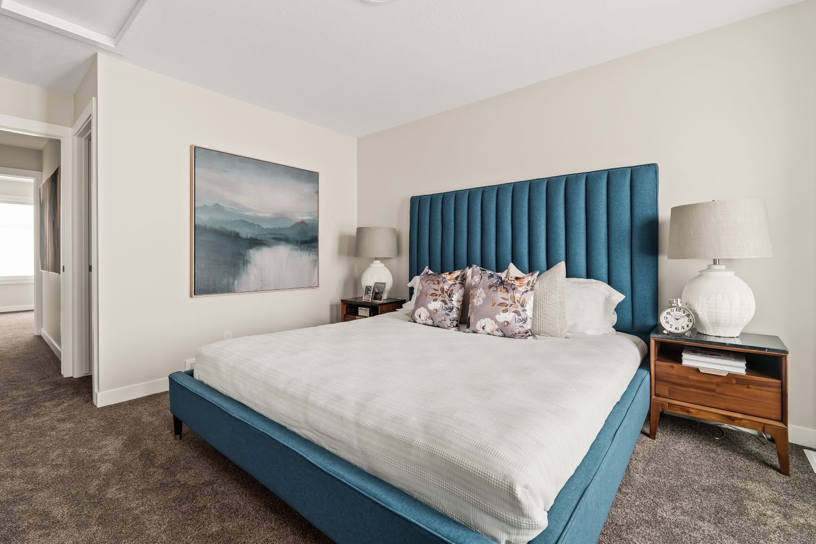 A photo of the primary in the Geranium townhome model in Taza Park by Brookfield Residential
