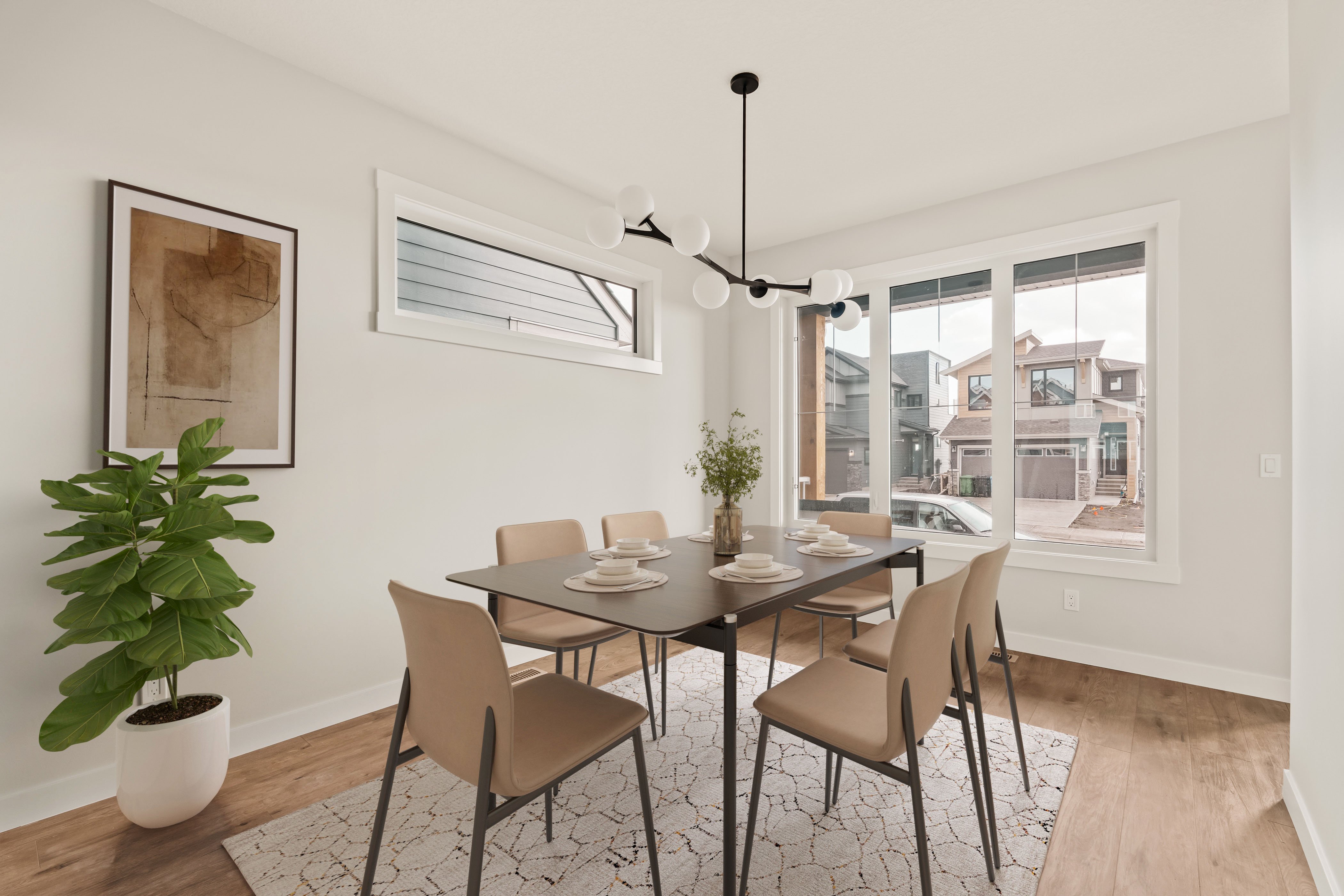 A photo of a quick possession home by Brookfield Residential located at 114 Setonvista Grove SE in Seton Ridge, Calgary, Alberta.