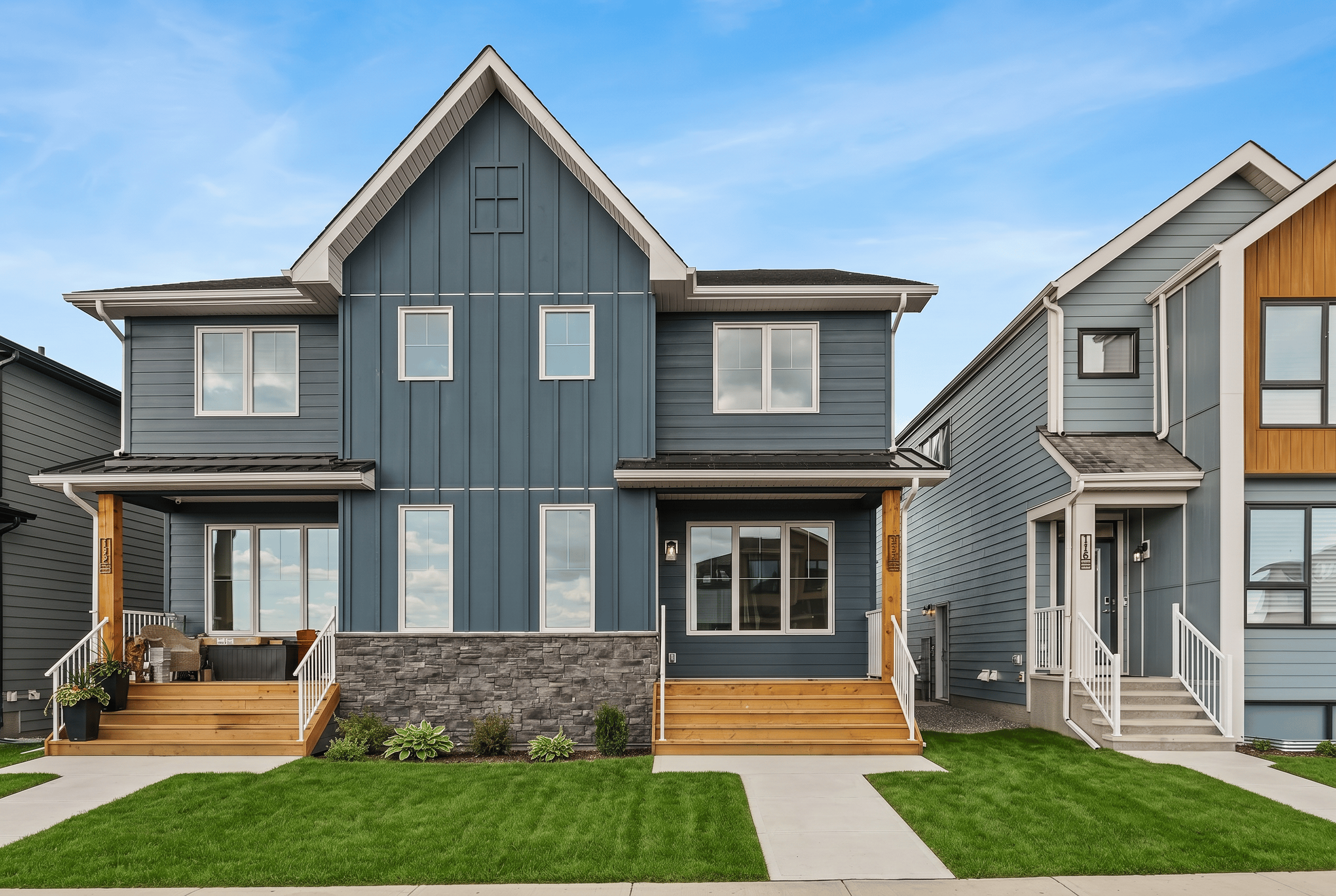 A photo of a quick possession home by Brookfield Residential located at 114 Setonvista Grove SE in Seton Ridge, Calgary, Alberta.