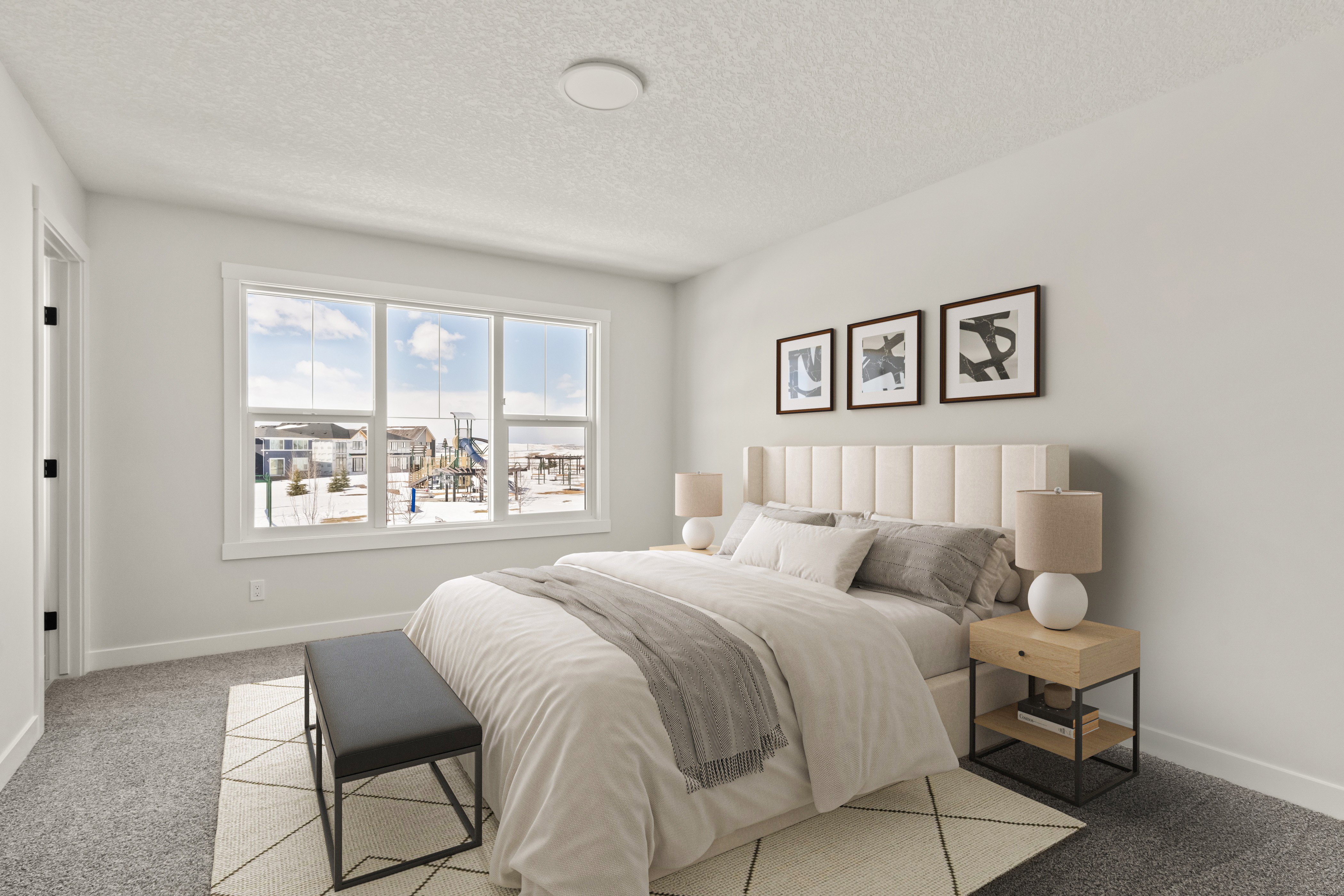 A photo of a quick possession home by Brookfield Residential located at 220 Ricardo Ranch Dr SE in Seton Ridge, Calgary, Alberta.