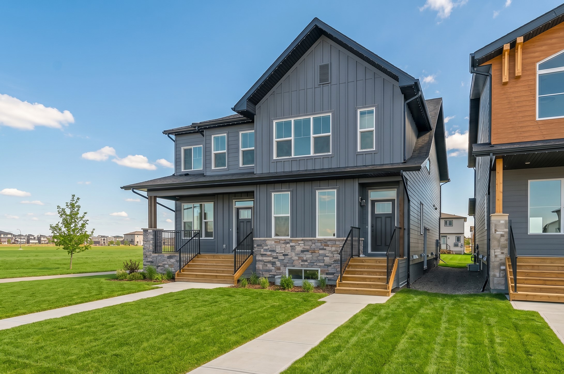 A photo of a quick possession home by Brookfield Residential located at 220 Ricardo Ranch Dr SE in Seton Ridge, Calgary, Alberta.