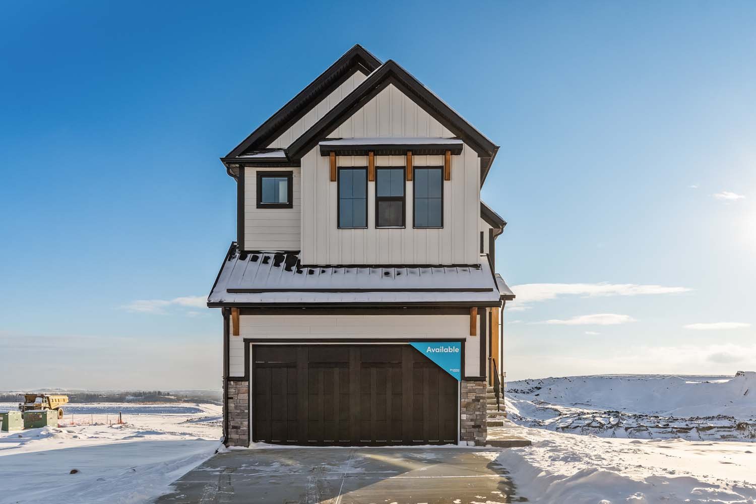 A photo of a quick possession home by Brookfield Residential located at 27 Setonvista Way SE in Seton Ridge, Calgary, Alberta.