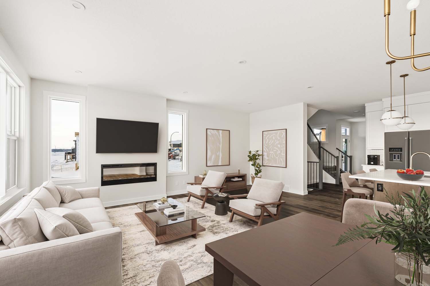 A photo of a quick possession home by Brookfield Residential located at 27 Setonvista Way SE in Seton Ridge, Calgary, Alberta.