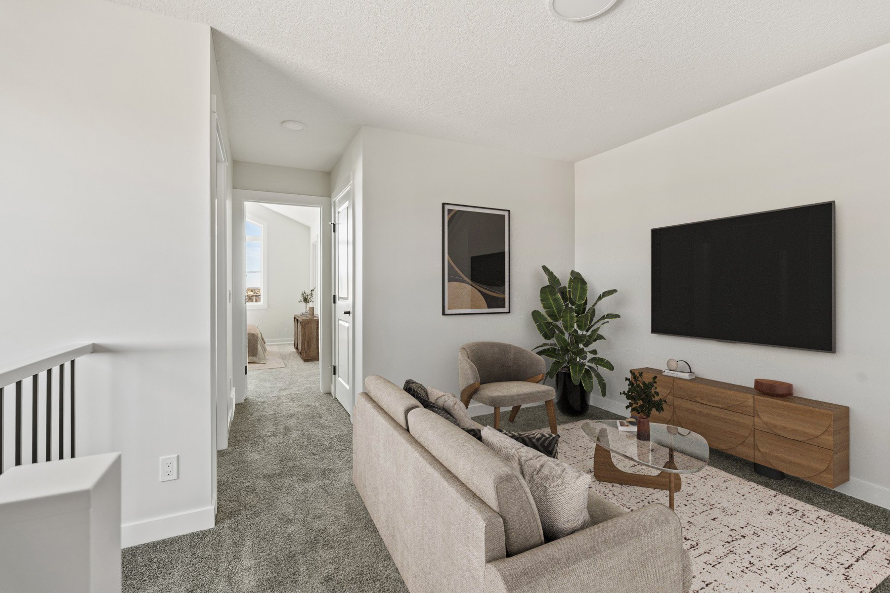 A photo of a quick possession home by Brookfield Residential, located at 31 Setonvista Way SE in Seton Ridge, Calgary, Alberta.