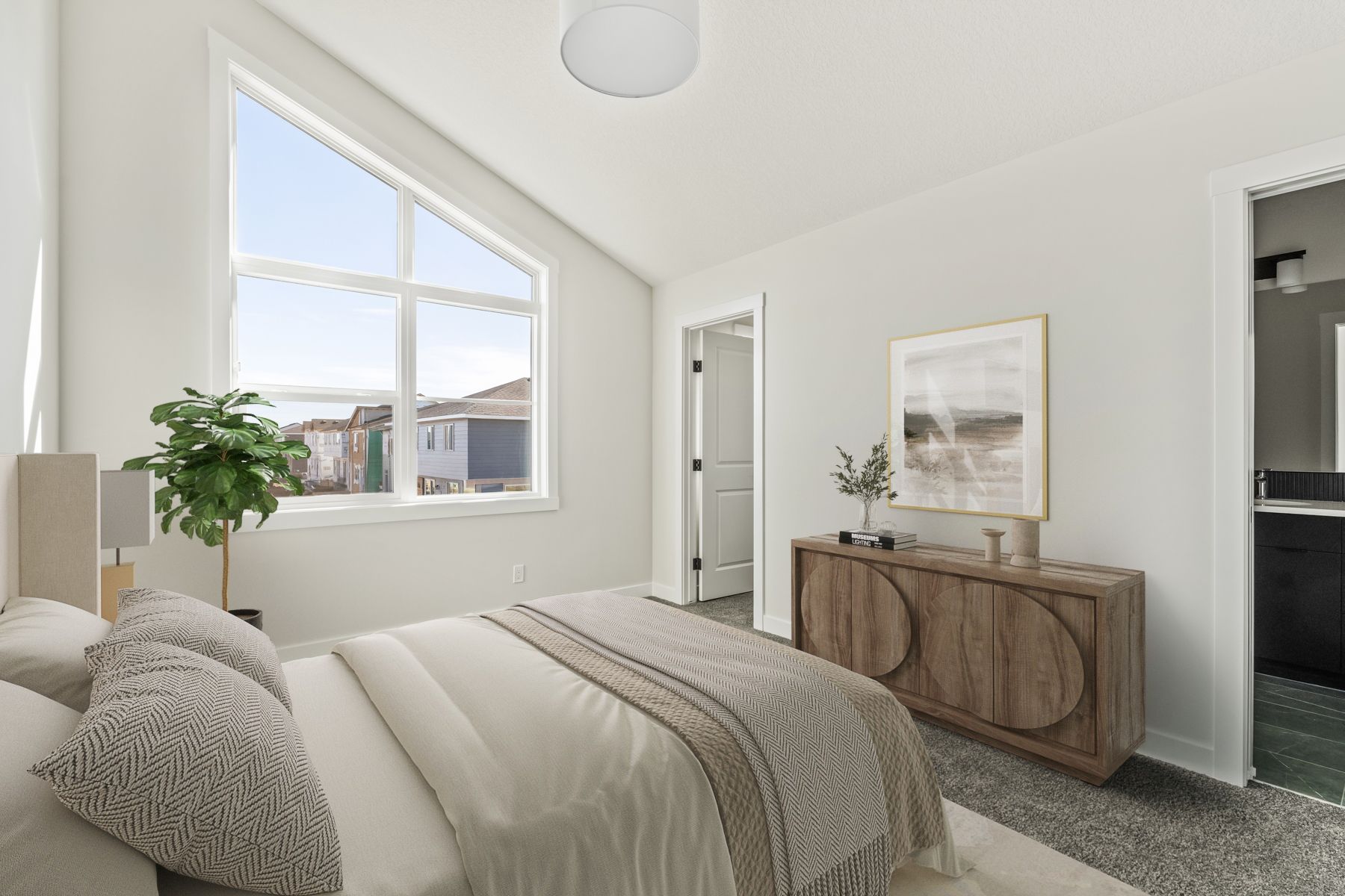 A photo of a quick possession home by Brookfield Residential, located at 31 Setonvista Way SE in Seton Ridge, Calgary, Alberta.