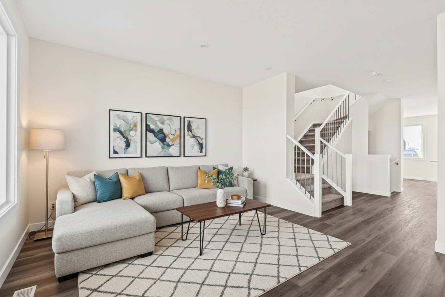 A photo of a quick possession home by Brookfield Residential located at 35 Setonvista Way SE in Seton Ridge, Calgary, Alberta.