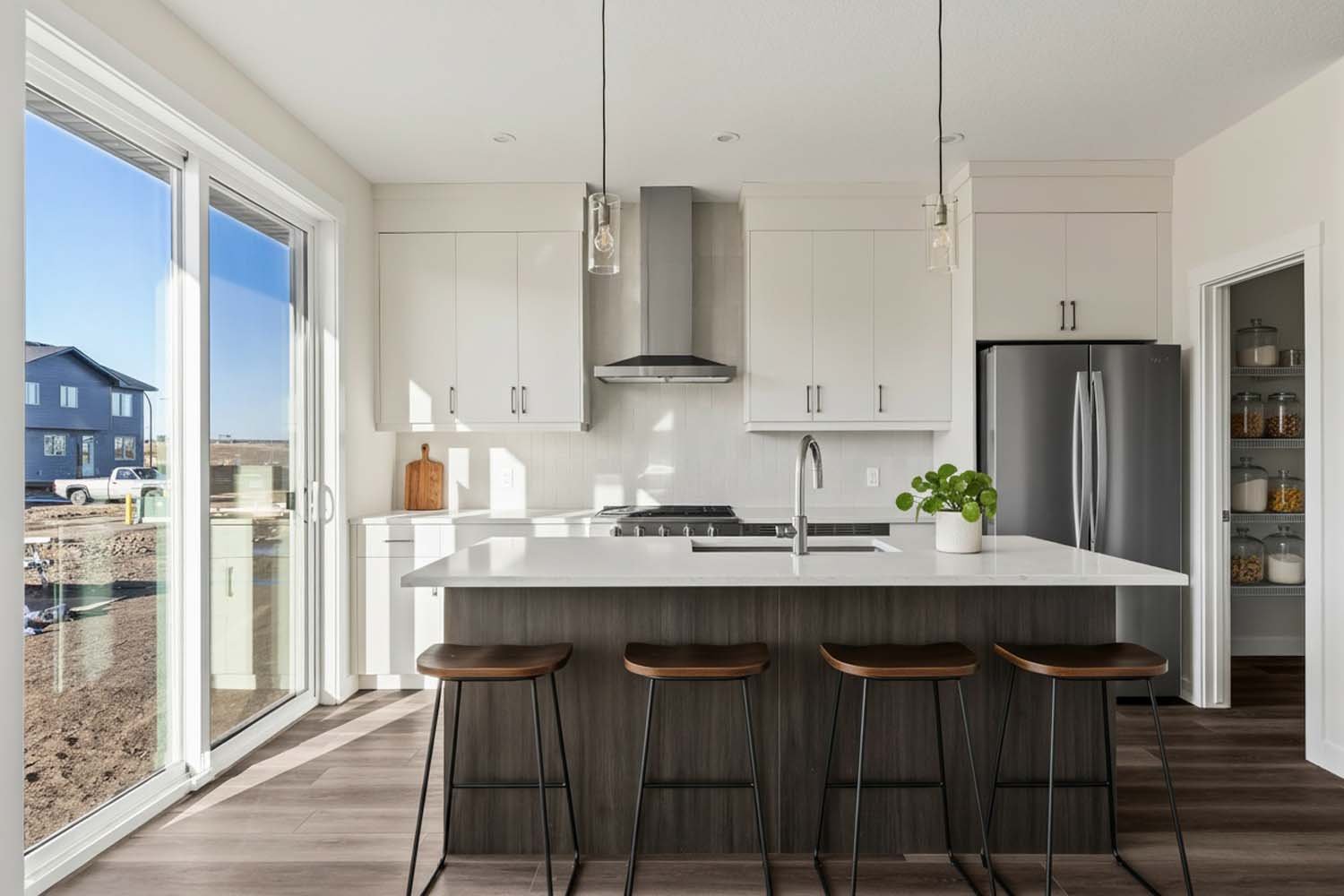 A photo of a quick possession home by Brookfield Residential located at 35 Setonvista Way SE in Seton Ridge, Calgary, Alberta.