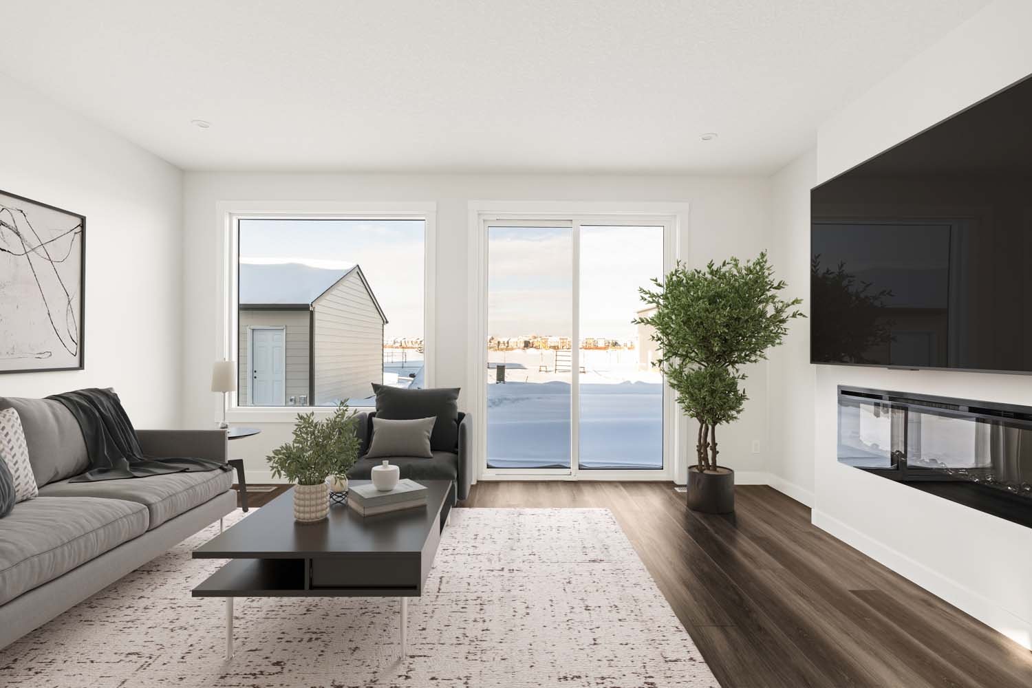 A photo of a quick possession home by Brookfield Residential located at 62 Setonvista Grove SE in Seton Ridge, Calgary, Alberta.