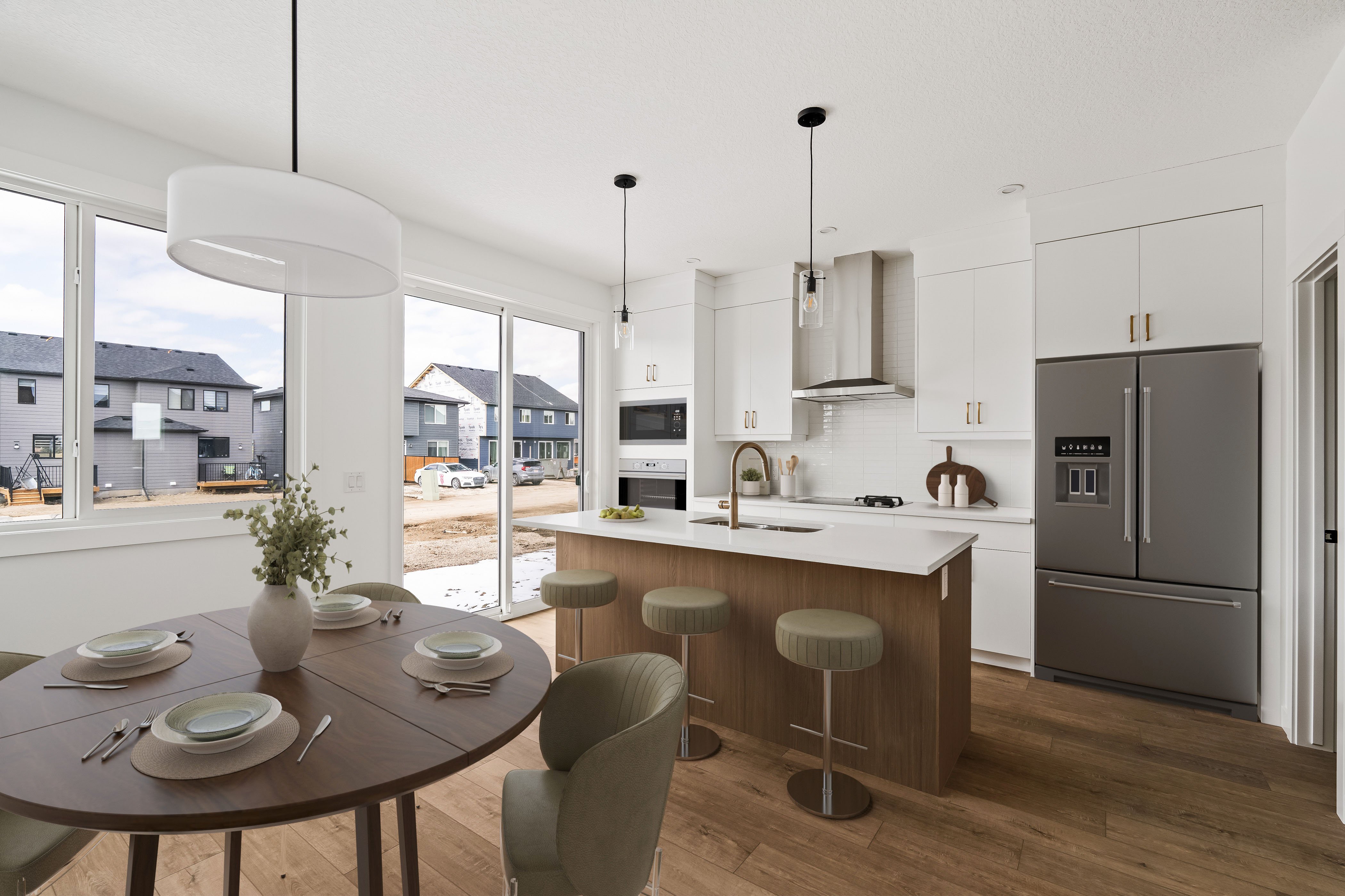 A photo of a quick possession home by Brookfield Residential located at 86 Setonvista Grove SE in Seton Ridge, Calgary, Alberta.