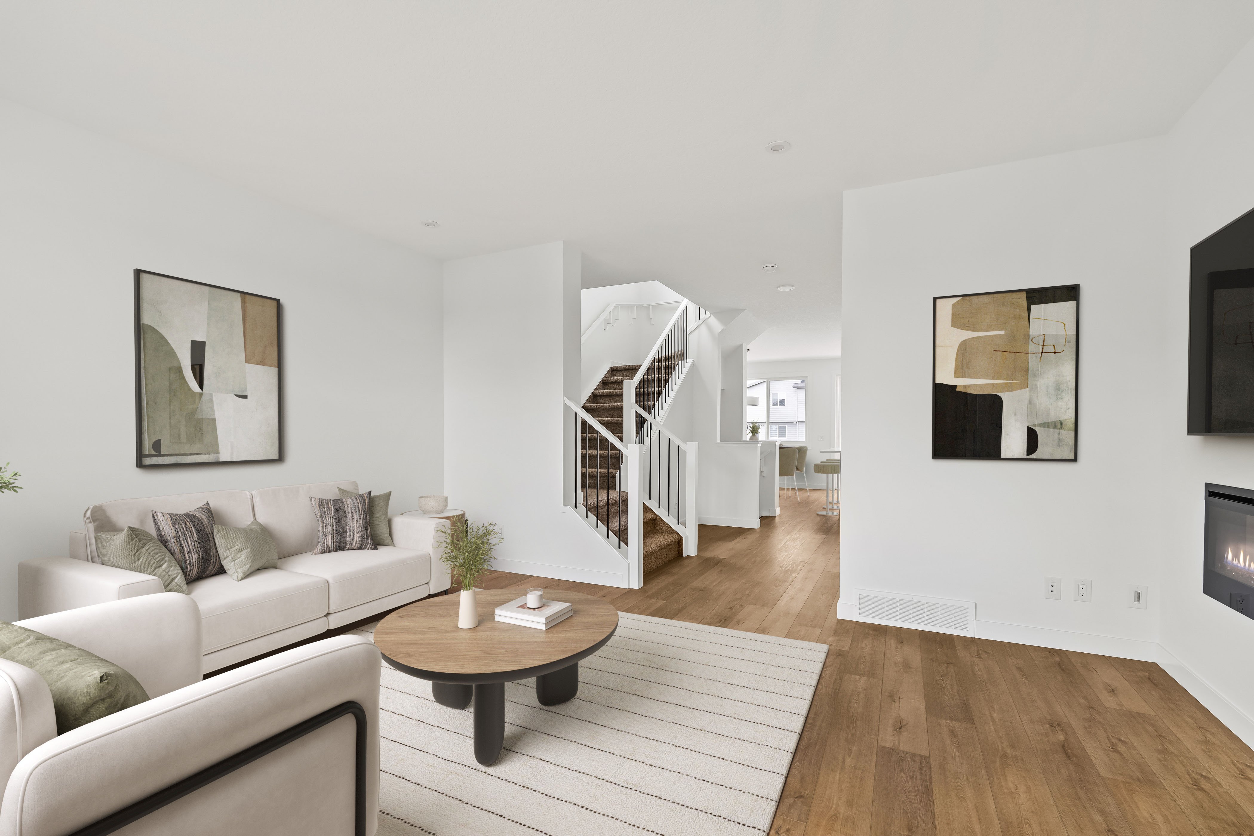 A photo of a quick possession home by Brookfield Residential located at 86 Setonvista Grove SE in Seton Ridge, Calgary, Alberta.