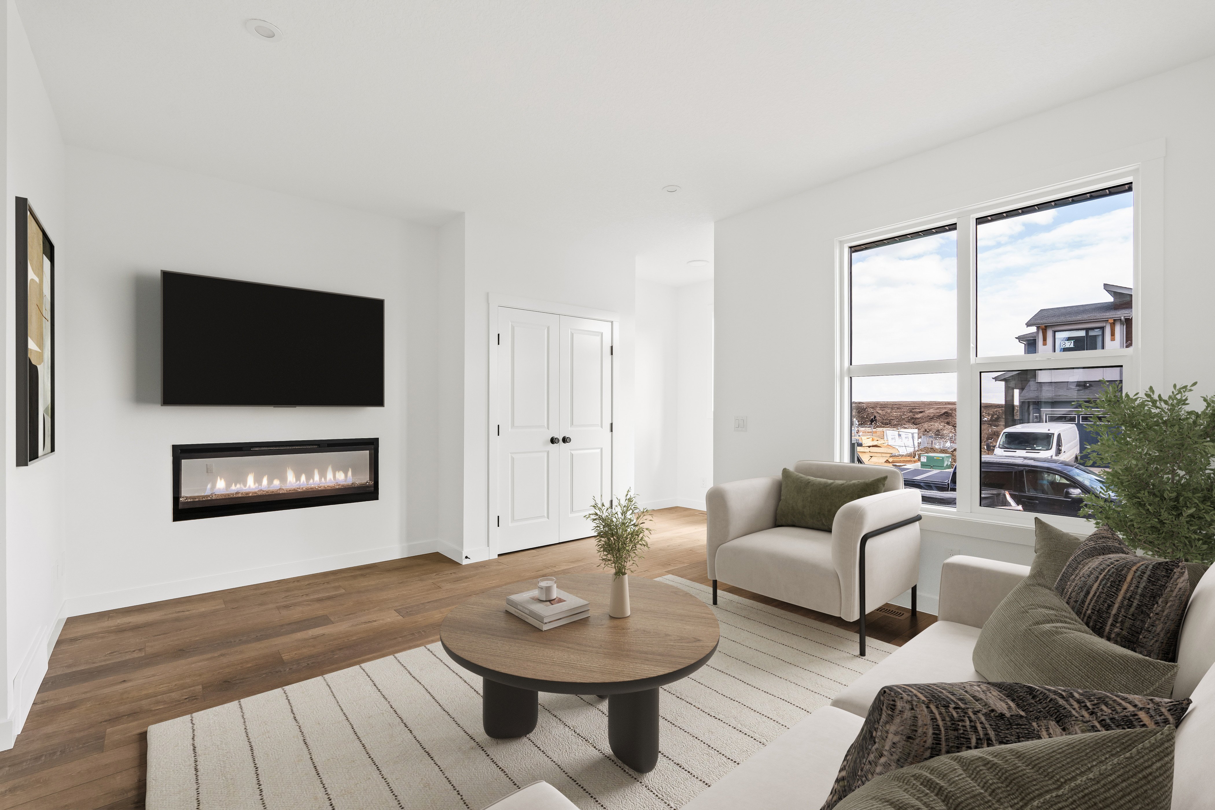 A photo of a quick possession home by Brookfield Residential located at 86 Setonvista Grove SE in Seton Ridge, Calgary, Alberta.