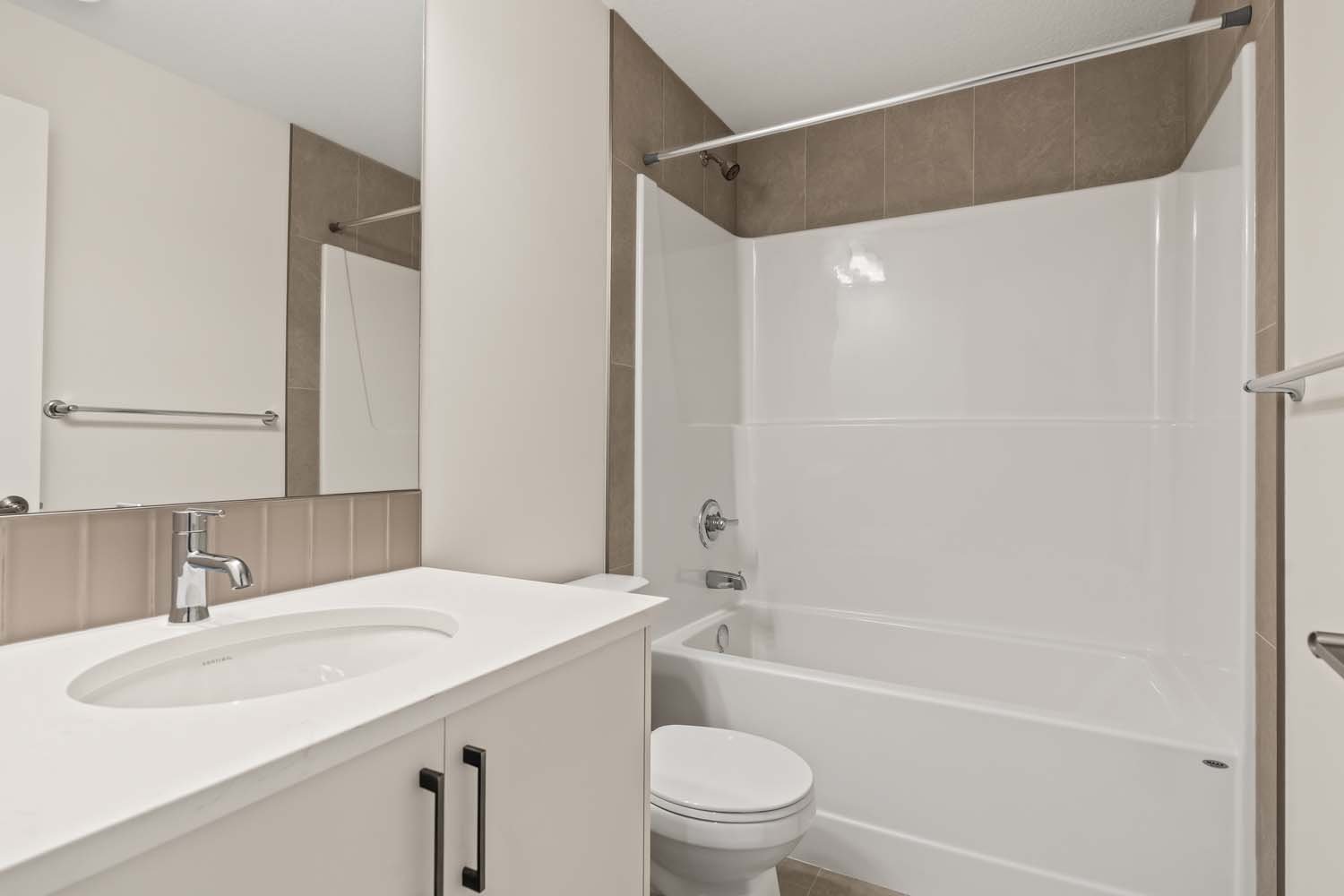 A photo of a quick possession home by Brookfield Residential located at 19744 44 Street SE in Seton, Calgary, Alberta.