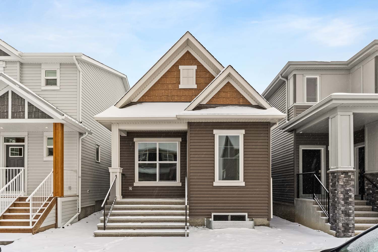 A photo of a quick possession home by Brookfield Residential located at 19744 44 Street SE in Seton, Calgary, Alberta.