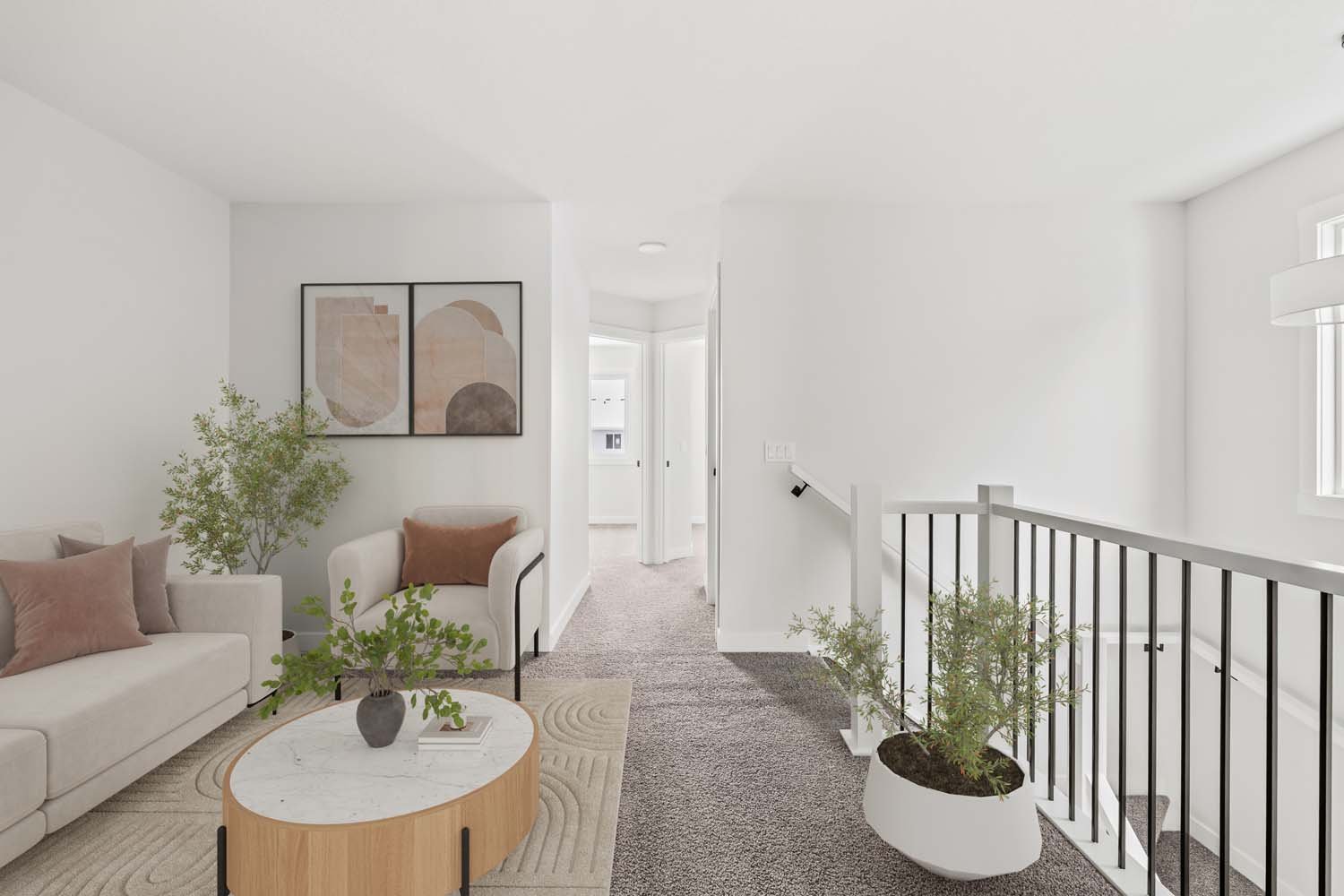 A photo of a quick possession home by Brookfield Residential located at 19749 45 Street SE in Seton, Calgary, Alberta.