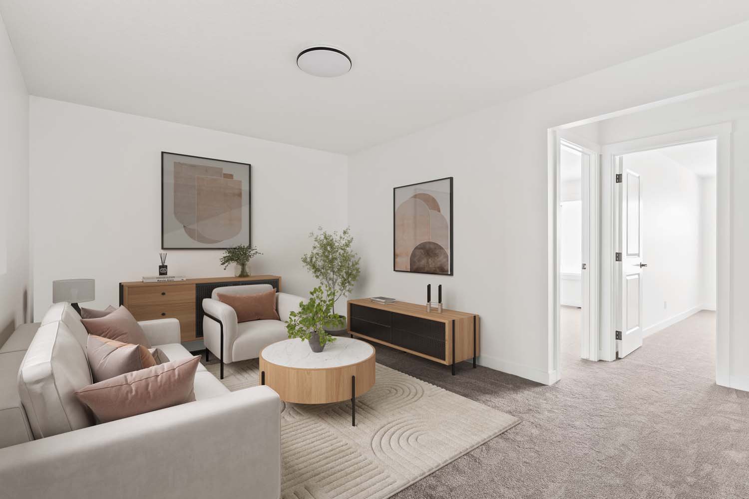 A photo of a quick possession home by Brookfield Residential, located at 215 Silver Spruce Grove SW in Silver Spruce, Calgary, Alberta.