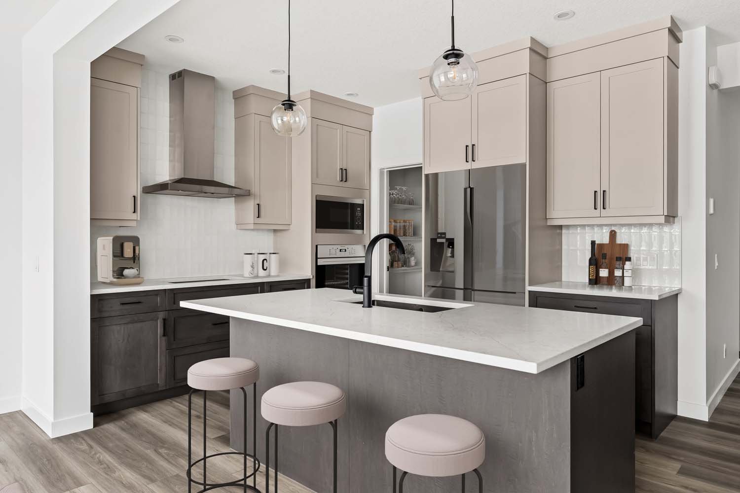 A photo of a quick possession home by Brookfield Residential, located at 215 Silver Spruce Grove SW in Silver Spruce, Calgary, Alberta.