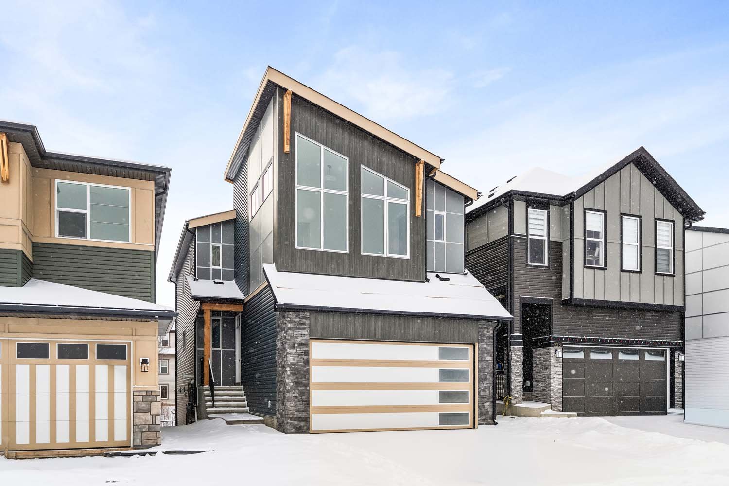 A photo of a quick possession home by Brookfield Residential located at 219 Silver Spruce Grove SW in Silver Spruce, Calgary, Alberta.