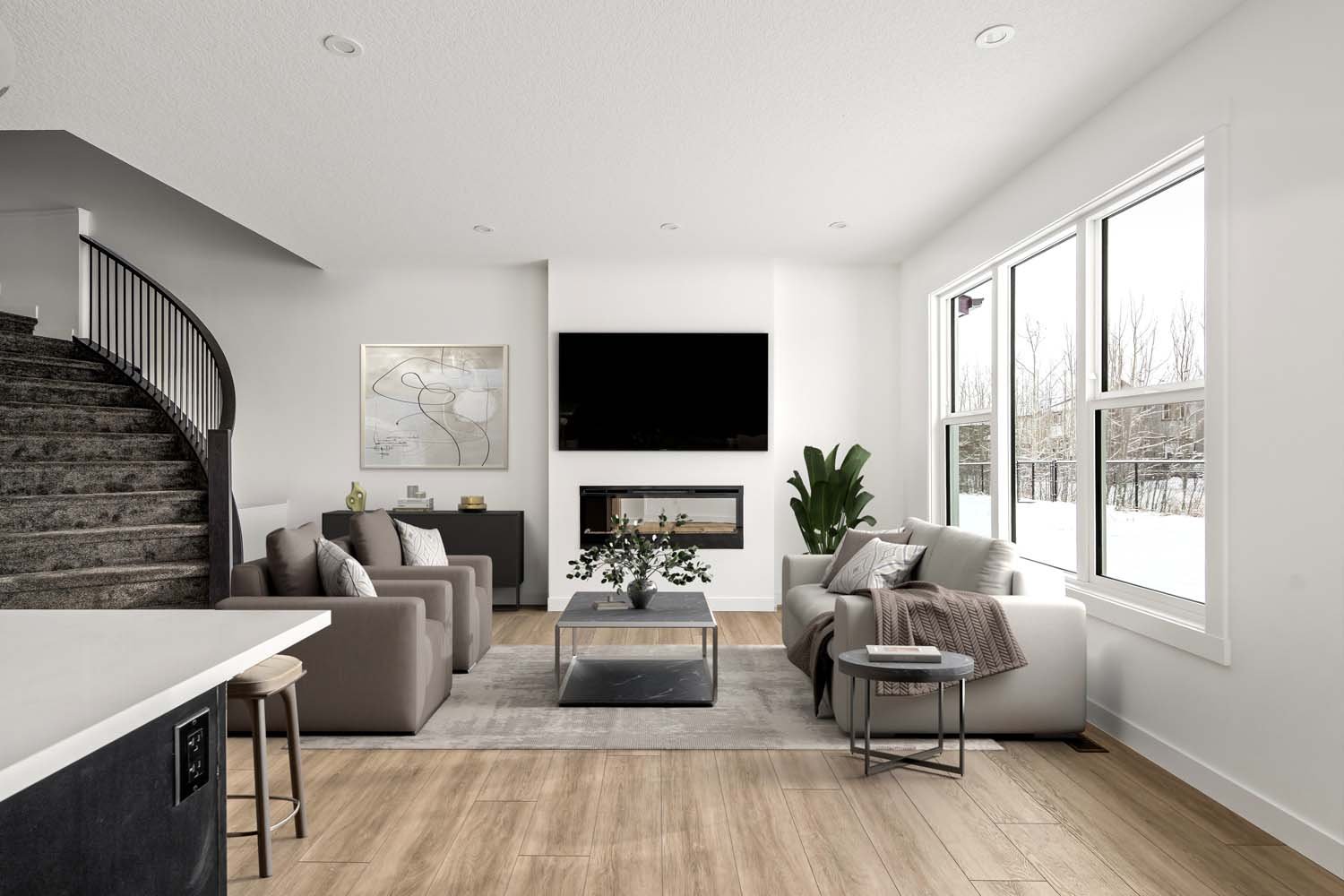 A photo of a quick possession home by Brookfield Residential located at 71 Silver Spruce Grove SW in Silver Spruce, Calgary, Alberta.