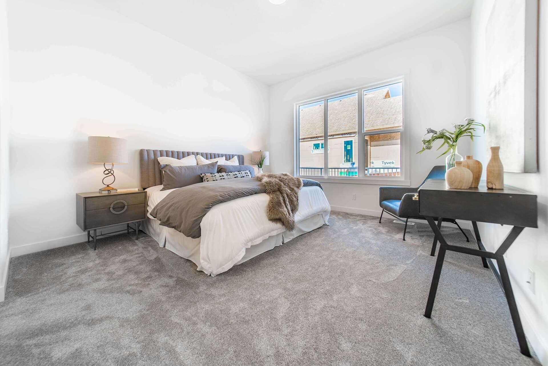 A photo of the owner's suite of the Monaco 28 showhome by Brookfield Residential