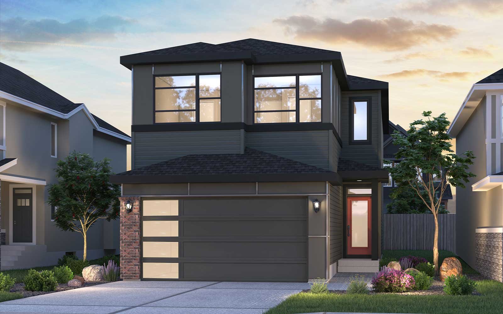 Robson 24 Prairie rendering for Creekstone by Brookfield Residential in Calgary