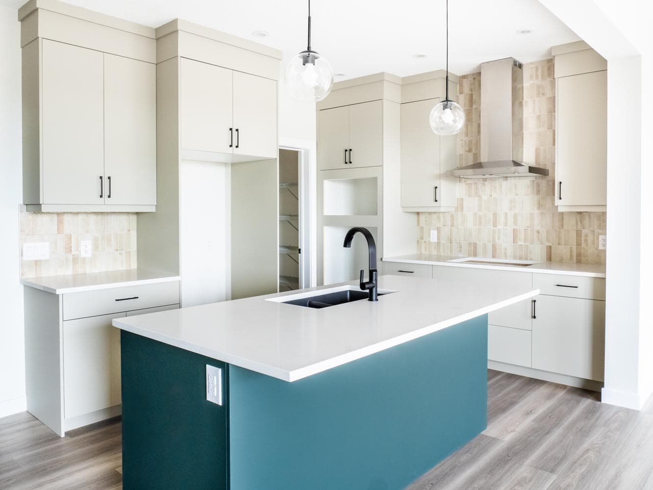 A photo of the front garage quick possession home at 143 Creekstone Circle SW in Creekstone by Brookfield Residential