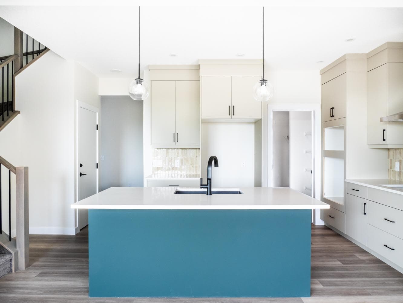 A photo of the front garage quick possession home at 143 Creekstone Circle SW in Creekstone by Brookfield Residential