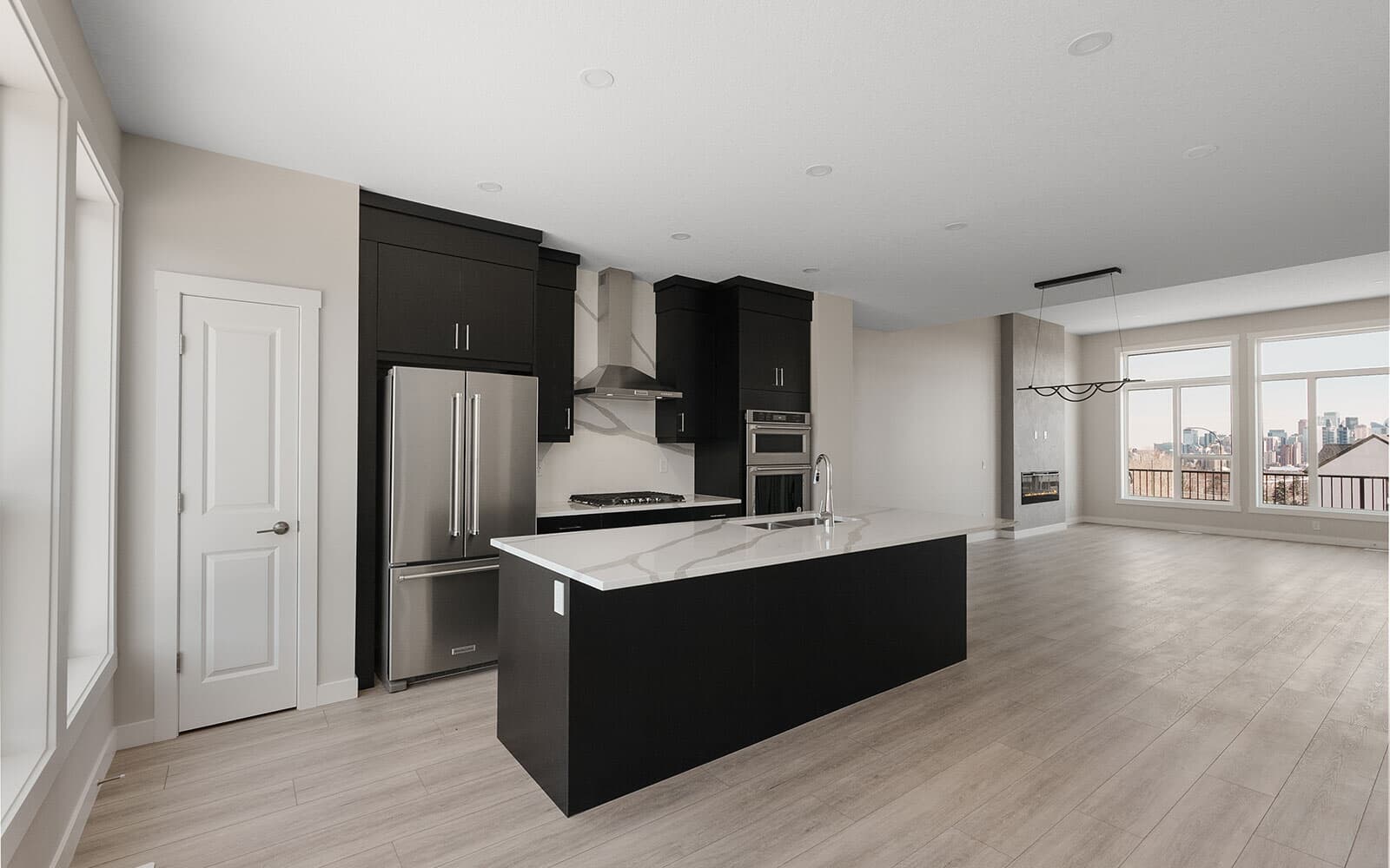 A photo of the kitchen at 14 Sovereign Heights in Crown Park by Brookfield Residential.