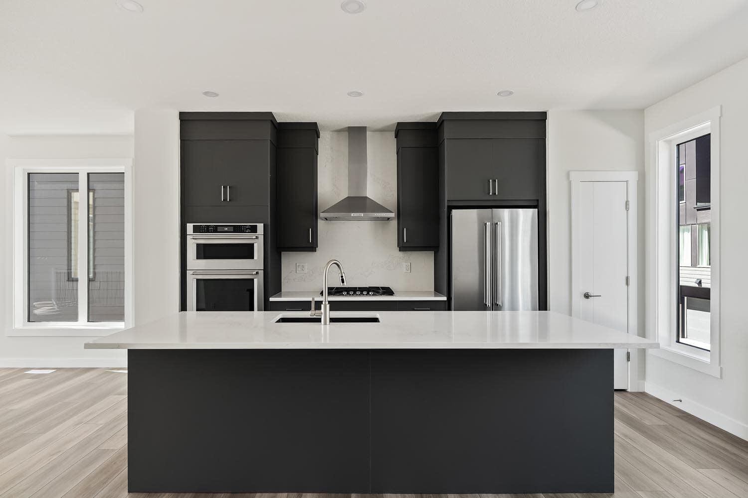 Photo of the quick possession townhome at 423 Sovereign Common SW in Crown Park by Brookfield Residential